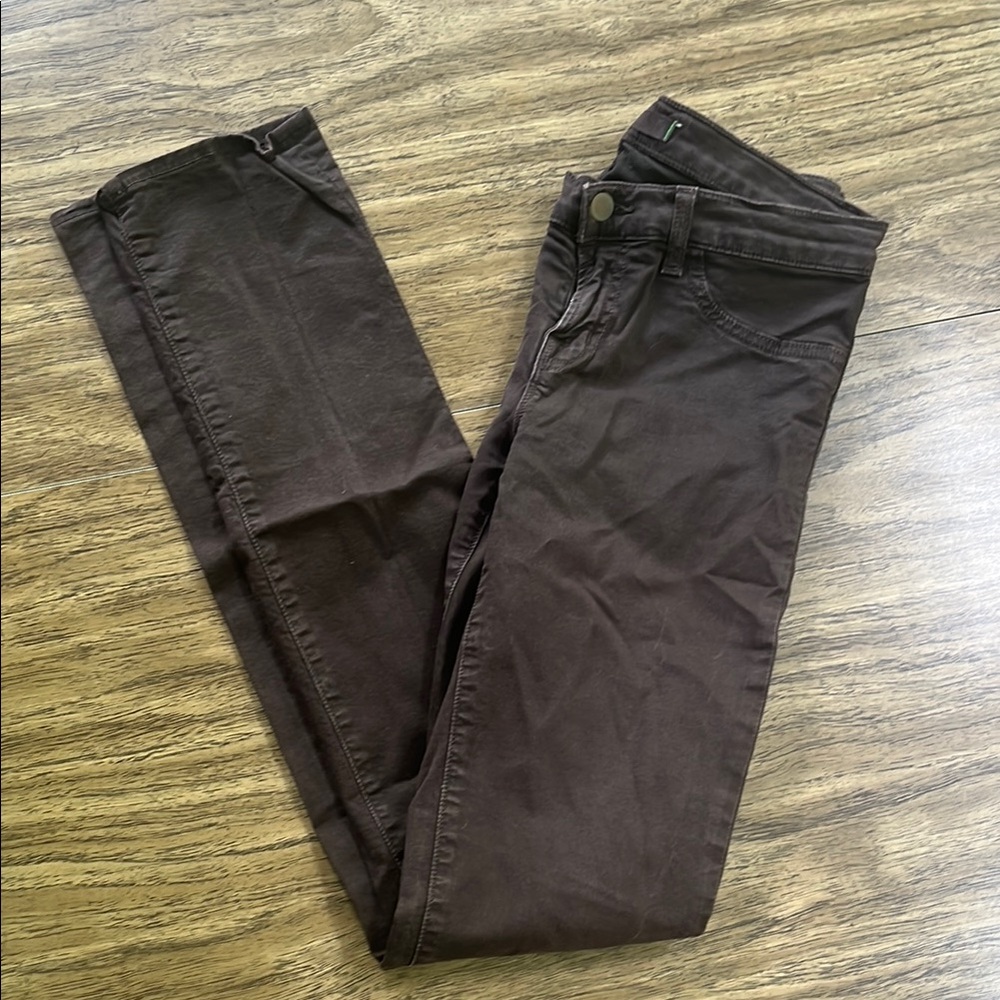 J Brand Dark Brown Skinny Jeans Size 28